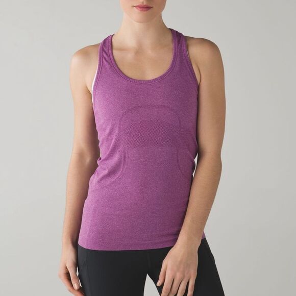 Lululemon Swiftly Tech Racerback in Heathered Regal Plum - Picture 2 of 11